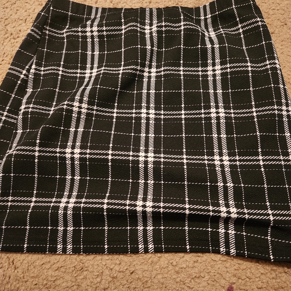 PLAID SKIRT SIZE S